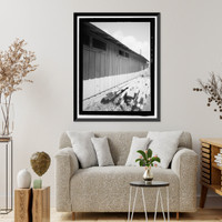 Historic Framed Print, Honolua Store & Warehouse, 502 Office Street, Kapalua, Maui County, HI - 16,  17-7/8" x 21-7/8"