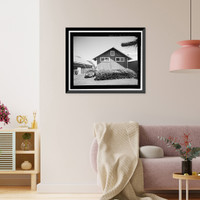 Historic Framed Print, Honolua Store & Warehouse, 502 Office Street, Kapalua, Maui County, HI - 17,  17-7/8" x 21-7/8"