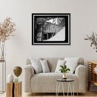 Historic Framed Print, Kennecott Copper Corporation, Concentration Mill, On Copper River & Northwestern Railroad, Kennicott, Valdez-Cordova Census Area, AK - 14,  17-7/8" x 21-7/8"