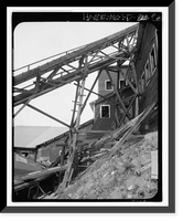 Historic Framed Print, Kennecott Copper Corporation, Concentration Mill, On Copper River & Northwestern Railroad, Kennicott, Valdez-Cordova Census Area, AK - 15,  17-7/8" x 21-7/8"