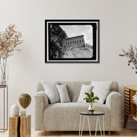 Historic Framed Print, Kennecott Copper Corporation, Concentration Mill, On Copper River & Northwestern Railroad, Kennicott, Valdez-Cordova Census Area, AK - 17,  17-7/8" x 21-7/8"