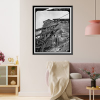 Historic Framed Print, Kennecott Copper Corporation, Concentration Mill, On Copper River & Northwestern Railroad, Kennicott, Valdez-Cordova Census Area, AK - 20,  17-7/8" x 21-7/8"