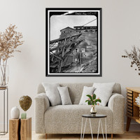 Historic Framed Print, Kennecott Copper Corporation, Concentration Mill, On Copper River & Northwestern Railroad, Kennicott, Valdez-Cordova Census Area, AK - 20,  17-7/8" x 21-7/8"