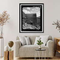 Historic Framed Print, Kennecott Copper Corporation, Concentration Mill, On Copper River & Northwestern Railroad, Kennicott, Valdez-Cordova Census Area, AK - 23,  17-7/8" x 21-7/8"