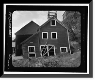 Historic Framed Print, Kennecott Copper Corporation, Concentration Mill, On Copper River & Northwestern Railroad, Kennicott, Valdez-Cordova Census Area, AK - 27,  17-7/8" x 21-7/8"