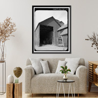 Historic Framed Print, Kennecott Copper Corporation, Concentration Mill, On Copper River & Northwestern Railroad, Kennicott, Valdez-Cordova Census Area, AK - 28,  17-7/8" x 21-7/8"