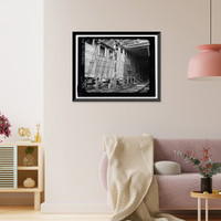 Historic Framed Print, Kennecott Copper Corporation, Concentration Mill, On Copper River & Northwestern Railroad, Kennicott, Valdez-Cordova Census Area, AK - 30,  17-7/8" x 21-7/8"