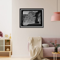 Historic Framed Print, Kennecott Copper Corporation, Concentration Mill, On Copper River & Northwestern Railroad, Kennicott, Valdez-Cordova Census Area, AK - 34,  17-7/8" x 21-7/8"