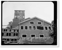Historic Framed Print, Kennecott Copper Corporation, Concentration Mill, On Copper River & Northwestern Railroad, Kennicott, Valdez-Cordova Census Area, AK - 35,  17-7/8" x 21-7/8"