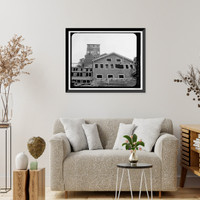 Historic Framed Print, Kennecott Copper Corporation, Concentration Mill, On Copper River & Northwestern Railroad, Kennicott, Valdez-Cordova Census Area, AK - 35,  17-7/8" x 21-7/8"
