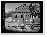 Historic Framed Print, Kennecott Copper Corporation, Concentration Mill, On Copper River & Northwestern Railroad, Kennicott, Valdez-Cordova Census Area, AK - 39,  17-7/8" x 21-7/8"