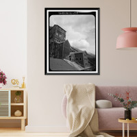 Historic Framed Print, Kennecott Copper Corporation, Concentration Mill, On Copper River & Northwestern Railroad, Kennicott, Valdez-Cordova Census Area, AK - 41,  17-7/8" x 21-7/8"