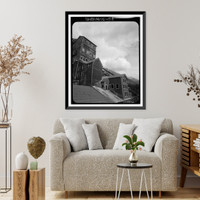 Historic Framed Print, Kennecott Copper Corporation, Concentration Mill, On Copper River & Northwestern Railroad, Kennicott, Valdez-Cordova Census Area, AK - 41,  17-7/8" x 21-7/8"