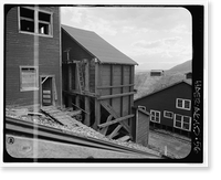 Historic Framed Print, Kennecott Copper Corporation, Concentration Mill, On Copper River & Northwestern Railroad, Kennicott, Valdez-Cordova Census Area, AK - 43,  17-7/8" x 21-7/8"