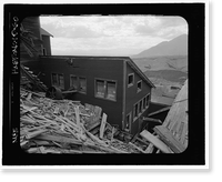 Historic Framed Print, Kennecott Copper Corporation, Concentration Mill, On Copper River & Northwestern Railroad, Kennicott, Valdez-Cordova Census Area, AK - 47,  17-7/8" x 21-7/8"