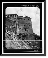 Historic Framed Print, Kennecott Copper Corporation, Concentration Mill, On Copper River & Northwestern Railroad, Kennicott, Valdez-Cordova Census Area, AK - 49,  17-7/8" x 21-7/8"
