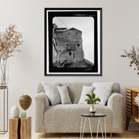 Historic Framed Print, Kennecott Copper Corporation, Concentration Mill, On Copper River & Northwestern Railroad, Kennicott, Valdez-Cordova Census Area, AK - 50,  17-7/8" x 21-7/8"