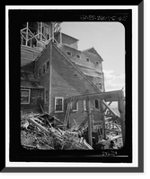 Historic Framed Print, Kennecott Copper Corporation, Concentration Mill, On Copper River & Northwestern Railroad, Kennicott, Valdez-Cordova Census Area, AK - 52,  17-7/8" x 21-7/8"