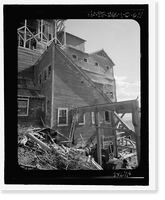 Historic Framed Print, Kennecott Copper Corporation, Concentration Mill, On Copper River & Northwestern Railroad, Kennicott, Valdez-Cordova Census Area, AK - 52,  17-7/8" x 21-7/8"