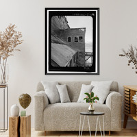 Historic Framed Print, Kennecott Copper Corporation, Concentration Mill, On Copper River & Northwestern Railroad, Kennicott, Valdez-Cordova Census Area, AK - 53,  17-7/8" x 21-7/8"