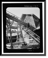 Historic Framed Print, Kennecott Copper Corporation, Leaching Plant, On Copper River & Northwestern Railroad, Kennicott, Valdez-Cordova Census Area, AK - 7,  17-7/8" x 21-7/8"