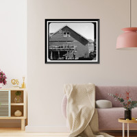 Historic Framed Print, Kennecott Copper Corporation, Leaching Plant, On Copper River & Northwestern Railroad, Kennicott, Valdez-Cordova Census Area, AK - 10,  17-7/8" x 21-7/8"