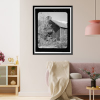 Historic Framed Print, Kennecott Copper Corporation, Leaching Plant, On Copper River & Northwestern Railroad, Kennicott, Valdez-Cordova Census Area, AK - 11,  17-7/8" x 21-7/8"