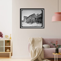 Historic Framed Print, Kennecott Copper Corporation, Leaching Plant, On Copper River & Northwestern Railroad, Kennicott, Valdez-Cordova Census Area, AK - 14,  17-7/8" x 21-7/8"