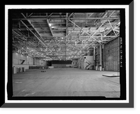 Historic Framed Print, Douglas Aircraft Company Long Beach Plant, Final Aircraft Assembly Building, 3855 Lakewood Boulevard, Long Beach, Los Angeles County, CA - 5,  17-7/8" x 21-7/8"