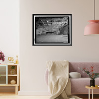 Historic Framed Print, Douglas Aircraft Company Long Beach Plant, Final Aircraft Assembly Building, 3855 Lakewood Boulevard, Long Beach, Los Angeles County, CA - 5,  17-7/8" x 21-7/8"