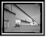Historic Framed Print, Douglas Aircraft Company Long Beach Plant, Final Aircraft Assembly Building, 3855 Lakewood Boulevard, Long Beach, Los Angeles County, CA - 11,  17-7/8" x 21-7/8"