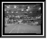 Historic Framed Print, Douglas Aircraft Company Long Beach Plant, Aircraft Parts Sub-Assembly Building, 3855 Lakewood Boulevard, Long Beach, Los Angeles County, CA - 3,  17-7/8" x 21-7/8"