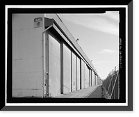 Historic Framed Print, Douglas Aircraft Company Long Beach Plant, Aircraft Parts Sub-Assembly Building, 3855 Lakewood Boulevard, Long Beach, Los Angeles County, CA - 5,  17-7/8" x 21-7/8"