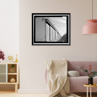 Historic Framed Print, Douglas Aircraft Company Long Beach Plant, Aircraft Parts Sub-Assembly Building, 3855 Lakewood Boulevard, Long Beach, Los Angeles County, CA - 5,  17-7/8" x 21-7/8"