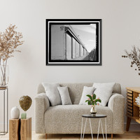 Historic Framed Print, Douglas Aircraft Company Long Beach Plant, Aircraft Parts Sub-Assembly Building, 3855 Lakewood Boulevard, Long Beach, Los Angeles County, CA - 5,  17-7/8" x 21-7/8"