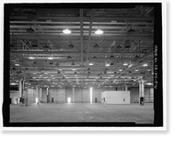 Historic Framed Print, Douglas Aircraft Company Long Beach Plant, Aircraft Parts Sub-Assembly Building, 3855 Lakewood Boulevard, Long Beach, Los Angeles County, CA - 10,  17-7/8" x 21-7/8"