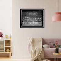 Historic Framed Print, Douglas Aircraft Company Long Beach Plant, Aircraft Parts Sub-Assembly Building, 3855 Lakewood Boulevard, Long Beach, Los Angeles County, CA - 10,  17-7/8" x 21-7/8"