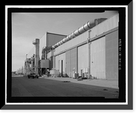 Historic Framed Print, Douglas Aircraft Company Long Beach Plant, Aircraft Parts Receiving & Storage Building, 3855 Lakewood Boulevard, Long Beach, Los Angeles County, CA - 2,  17-7/8" x 21-7/8"