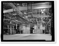 Historic Framed Print, Douglas Aircraft Company Long Beach Plant, Aircraft Parts Receiving & Storage Building, 3855 Lakewood Boulevard, Long Beach, Los Angeles County, CA - 3,  17-7/8" x 21-7/8"