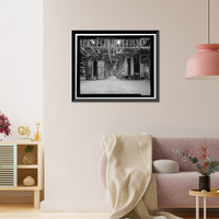 Historic Framed Print, Douglas Aircraft Company Long Beach Plant, Aircraft Parts Receiving & Storage Building, 3855 Lakewood Boulevard, Long Beach, Los Angeles County, CA - 4,  17-7/8" x 21-7/8"