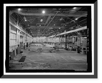 Historic Framed Print, Douglas Aircraft Company Long Beach Plant, Aircraft Parts Shipping & Receiving Building, 3855 Lakewood Boulevard, Long Beach, Los Angeles County, CA - 5,  17-7/8" x 21-7/8"