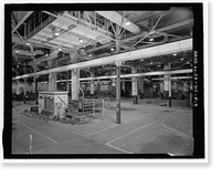 Historic Framed Print, Douglas Aircraft Company Long Beach Plant, Aircraft Parts Shipping & Receiving Building, 3855 Lakewood Boulevard, Long Beach, Los Angeles County, CA - 7,  17-7/8" x 21-7/8"