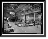 Historic Framed Print, Douglas Aircraft Company Long Beach Plant, Aircraft Parts Shipping & Receiving Building, 3855 Lakewood Boulevard, Long Beach, Los Angeles County, CA - 9,  17-7/8" x 21-7/8"