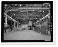 Historic Framed Print, Douglas Aircraft Company Long Beach Plant, Aircraft Parts Shipping & Receiving Building, 3855 Lakewood Boulevard, Long Beach, Los Angeles County, CA - 10,  17-7/8" x 21-7/8"
