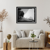 Historic Framed Print, Douglas Aircraft Company Long Beach Plant, Administration Building, 3855 Lakewood Boulevard, Long Beach, Los Angeles County, CA - 6,  17-7/8" x 21-7/8"