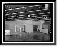 Historic Framed Print, Douglas Aircraft Company Long Beach Plant, Cafeteria, 3855 Lakewood Boulevard, Long Beach, Los Angeles County, CA - 6,  17-7/8" x 21-7/8"