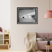 Historic Framed Print, Douglas Aircraft Company Long Beach Plant, Personnel Office Building, 3855 Lakewood Boulevard, Long Beach, Los Angeles County, CA - 2,  17-7/8" x 21-7/8"