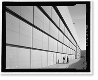 Historic Framed Print, Douglas Aircraft Company Long Beach Plant, Aircraft Wing & Fuselage Assembly Building, 3855 Lakewood Boulevard, Long Beach, Los Angeles County, CA - 7,  17-7/8" x 21-7/8"