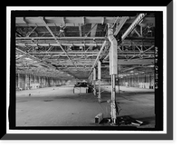 Historic Framed Print, Douglas Aircraft Company Long Beach Plant, Aircraft Wing & Fuselage Assembly Building, 3855 Lakewood Boulevard, Long Beach, Los Angeles County, CA - 8,  17-7/8" x 21-7/8"
