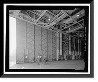 Historic Framed Print, Douglas Aircraft Company Long Beach Plant, Aircraft Wing & Fuselage Assembly Building, 3855 Lakewood Boulevard, Long Beach, Los Angeles County, CA - 9,  17-7/8" x 21-7/8"